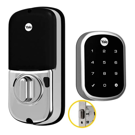 Fechadura Digital Yrd 256 Embutir Com Rolete Yale- Floresta Fechadura Digital Yrd 256 Embutir Com Rolete Yale- Floresta
