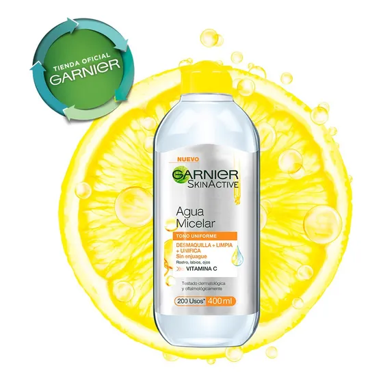 Agua Micelar Garnier Skin Active Vitamina C 400ml
