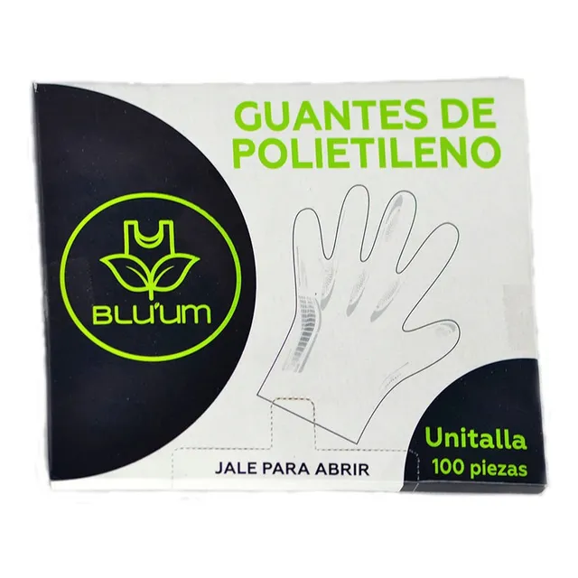 Guantes Desechables De Polipapel Caja C/1000pzas