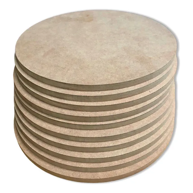 Kit 10 Discos Mdf 23 Cm Artesanato Base Redonda 9mm