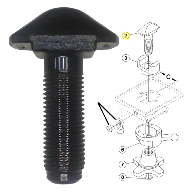 Pino Lock Ajuste Fixacao Engate Carreta Porta Container Jost
