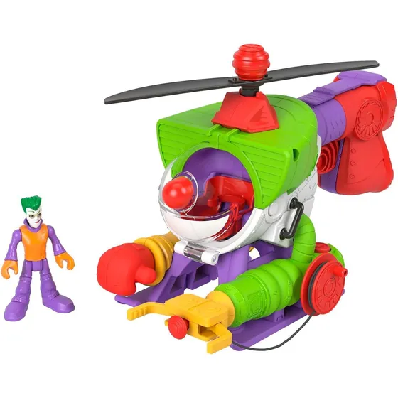 Imaginext Dc Super Friends Vehículo The Joker Robo Copter