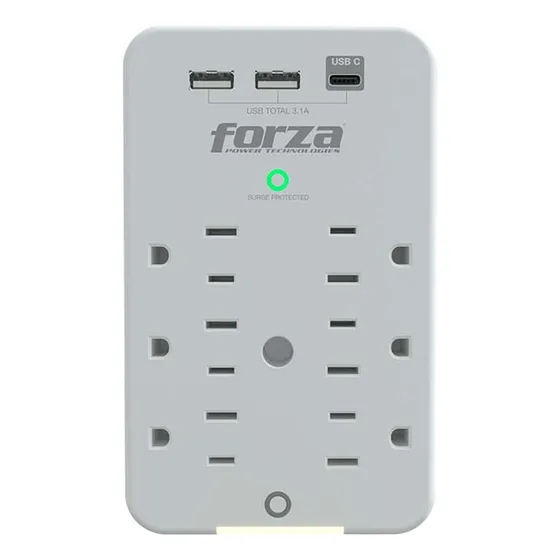 Forza Protector Contra Sobretensiones De Pared 110v Fwt631us