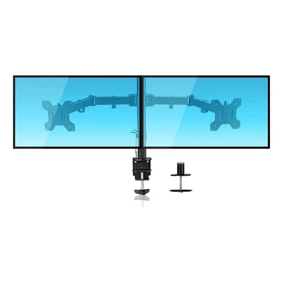 Soporte Brazo Para Monitor Lcd Doble Escritorio Totalmente X