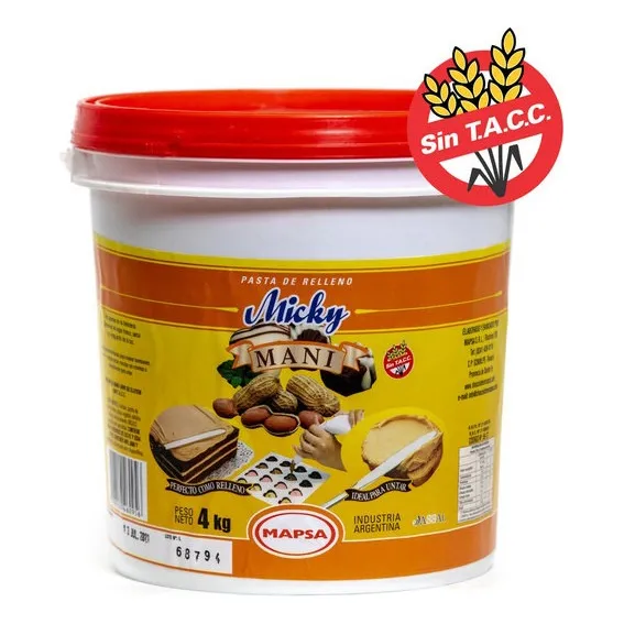 Relleno Para Reposteria X 4kg Sabor Mani