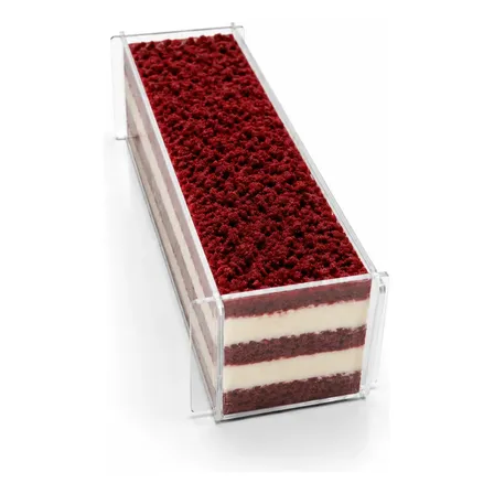 Kit 4 Fatia Bolo Modelador Slice Cake Forma Premium 30x10x10