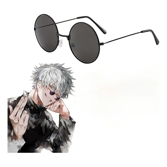 Óculos Cosplay Satoru Gojo Fantasia Jujutsu Kaisen Preto