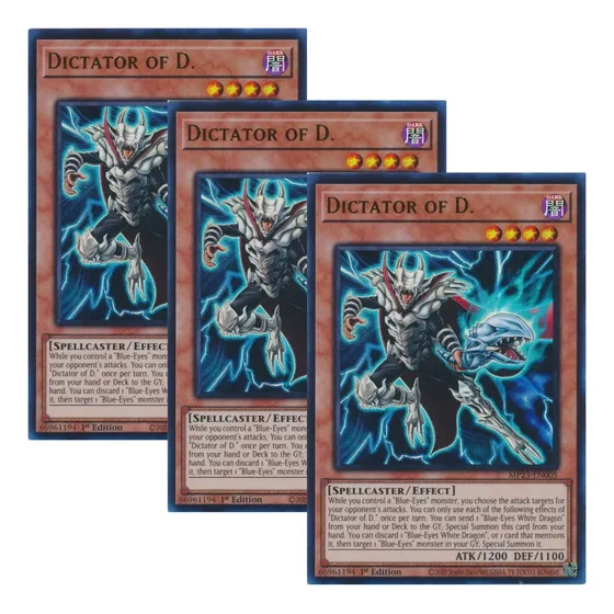 Yugioh! X3 Dictator Of D. - Mp23 (ultra Rare) Tercia Dictator Of D. Inglés