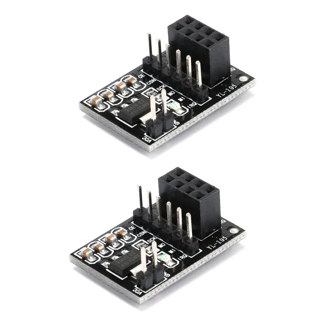2 Piezas Adaptador Nrf24l01 Con Módulo Regulador Inalámbrico