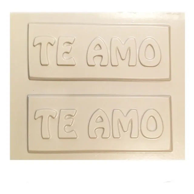 Molde Tableta Te Amo I Love You Chocolate