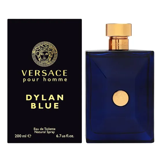 Perfume Gianni Versace Dylan Blue Para Hombre, 200 Ml Edt