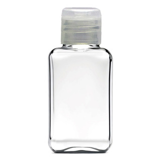 100 Frascos Pet 40 Ml Quadrado Tampa Flip Top Transparente 100 Frascos Pet 40 Ml Quadrado Tampa Flip Top Transparente