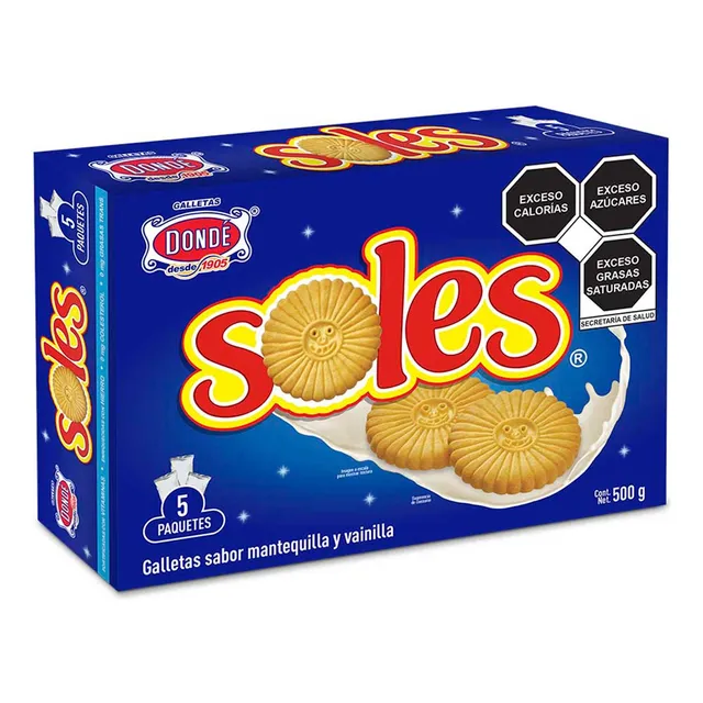 Galletas Soles Dondé 500g