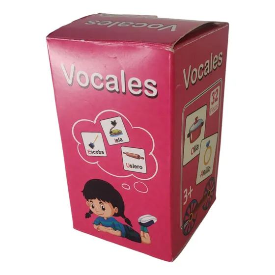 Memorice Vocales 32 Piezas, Didáctico educativo