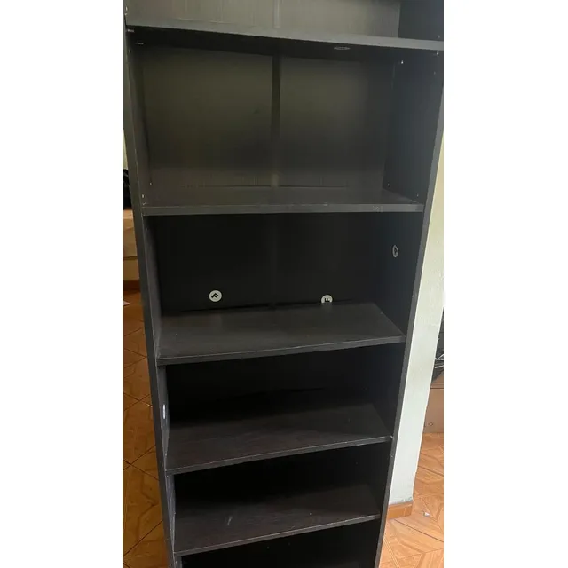 Biblioteca Vertical, Modular, Madera, Marrón, Usado