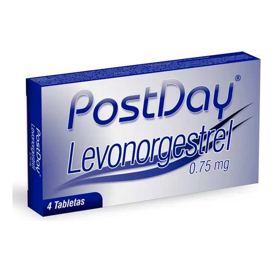 Postday Levonorgestrel 0.75 4 Tabletas