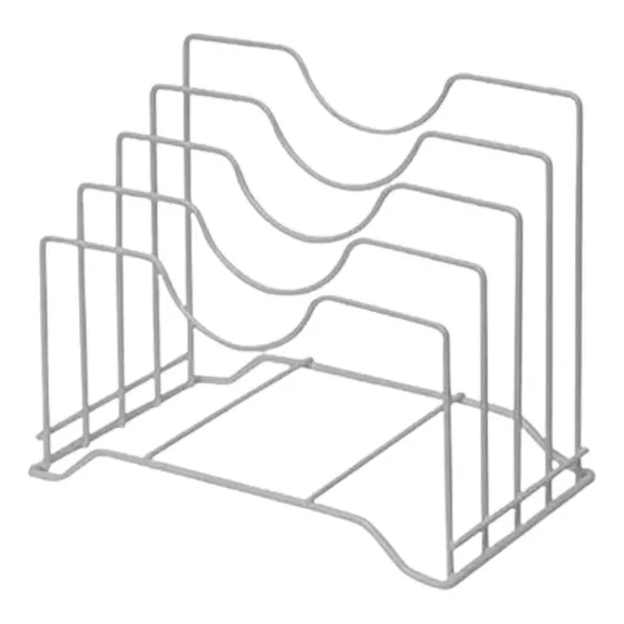 Organizador Soporte Separador Metal Tapas Ollas-tabla Cocina