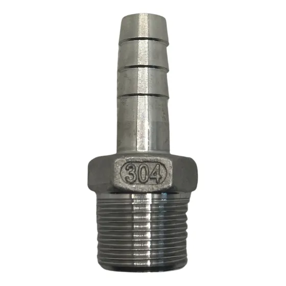 Adaptador 1/2 Espigão Aço Inox 304 150lbs Rosca 3/4 Bsp