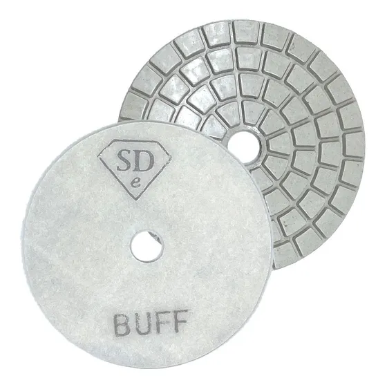 Lixa Buff Diamantada 100mm Polir Mármore Granito Porcelanato