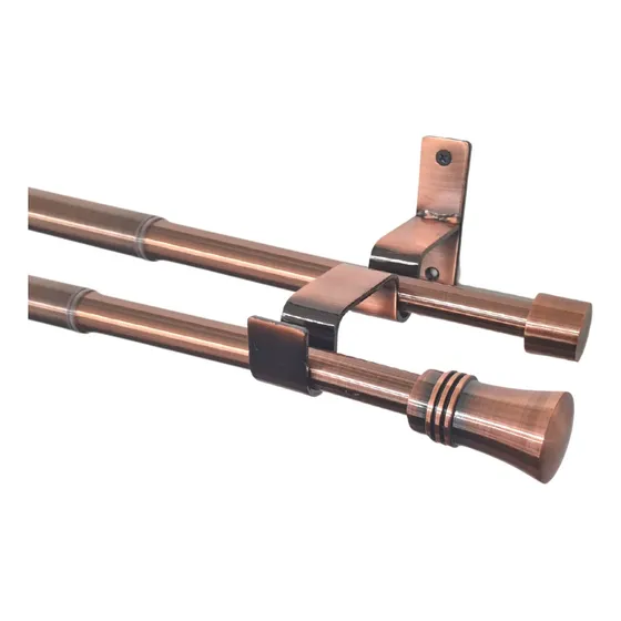 Set Extensible De 120-210 Cm Color Cobre Y Terminal Cónico