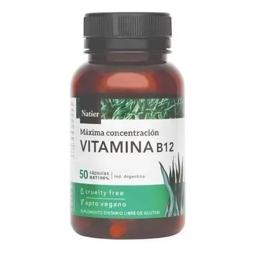 Natier Vitamina B12 X 50 Cápsulas