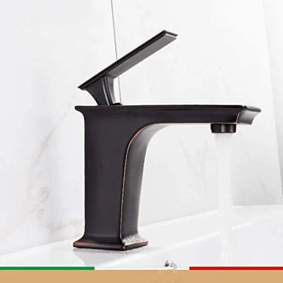 Grifo Lavabo Mezclador Baño Montado Cubierta Cascada