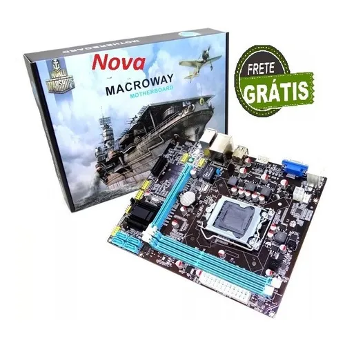 Placa Intel 1155 H61 Ddr3 Video Hdmi - I3 I5 I7 2-3 Geração