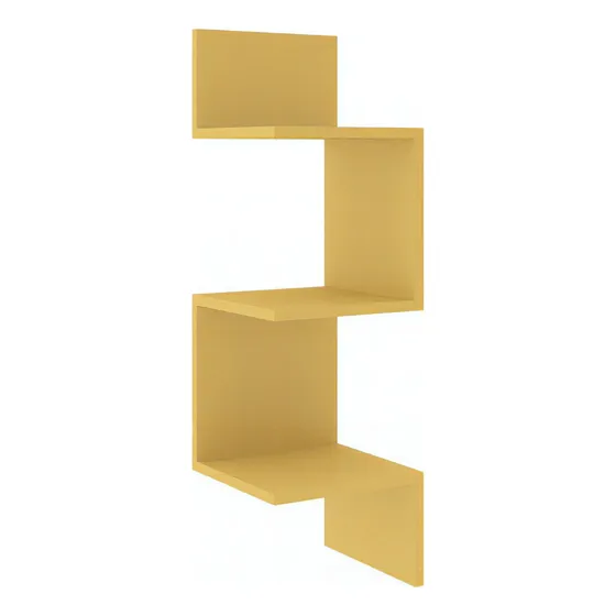 Repisas Nichos Entrepaños De Pared Bertolini Am3079 Amarillo