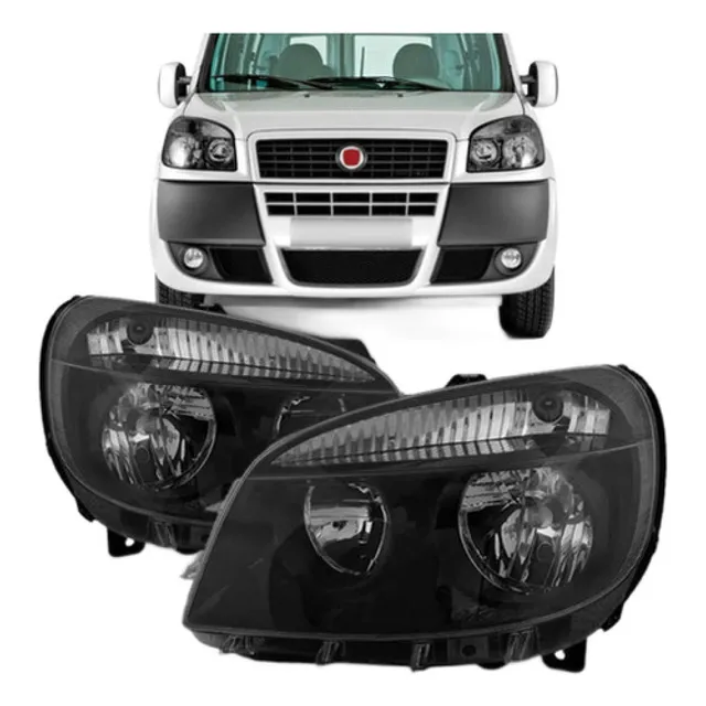 Par Farol Fiat Doblo 2010 11 12 2013 Manual Elétrico Fumê