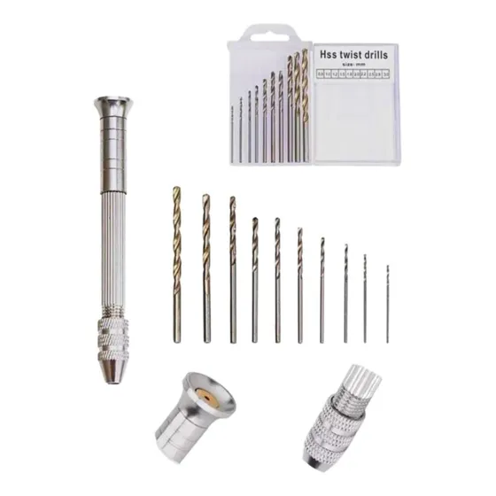 Mini Micro Furadeira Artesanato + 10 Brocas Furador Resinas