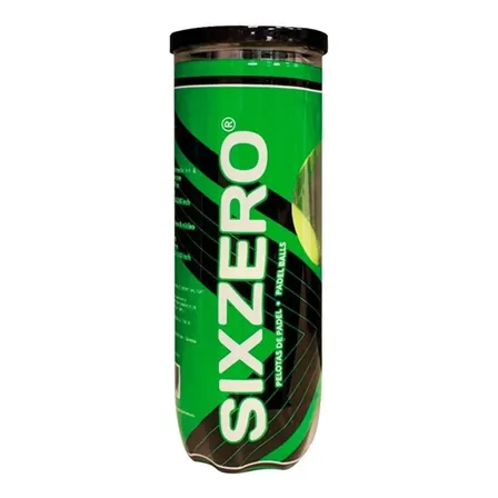 Tubo Pelotas Padel Sixzero Pro Importadas