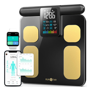 Báscula De Baño Inteligente Runstar Para Peso Corporal Y% De Báscula De Baño Inteligente Runstar Para Peso Corporal Y% De