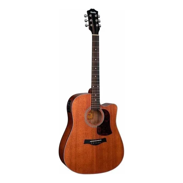 Violão Eletroacústica Shelby Sgd 195c Para Destros Natural Pau-rosa Satin