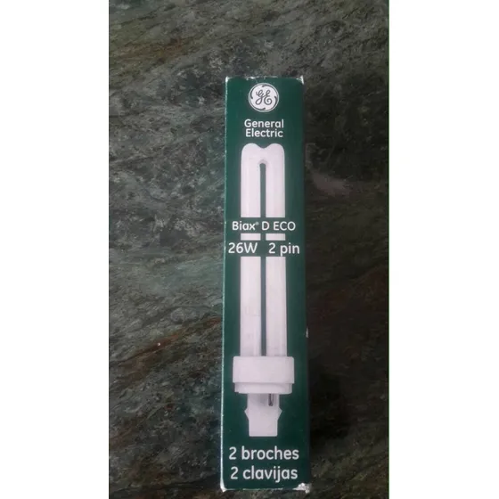 Bombillo Ge Biax D Eco / 2 Pines / 26 W