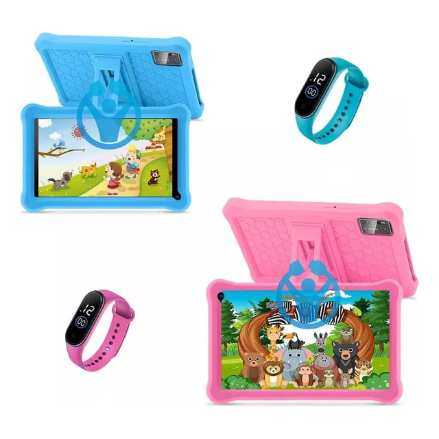 Tablet Kids 7" Rosa 3GB RAM 32GB Android 11 Wi-Fi 4 Cámaras Control Parental
