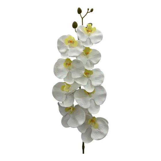 Orquídea Flor Artificial Textura Natural Mayoreo 1 Pieza