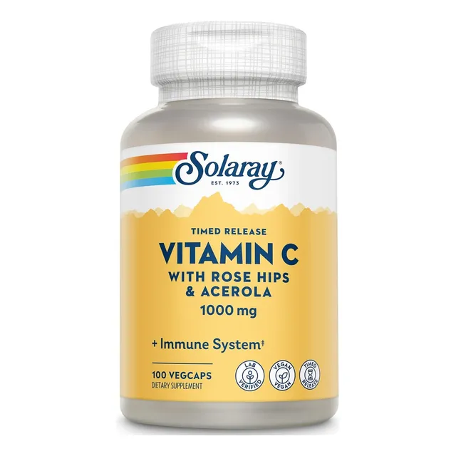 Vitamina C 1000 Mg Solaray , - Unidad a $1280