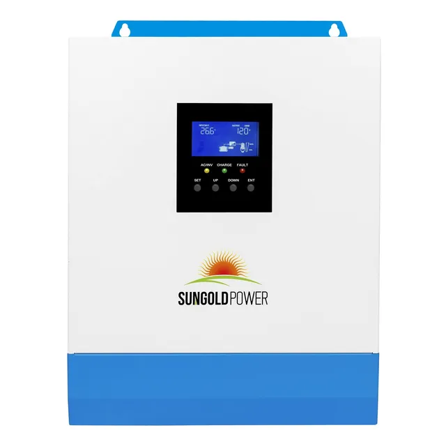Inversor Mono Fase 3000w 24v Con Cargador Solar Mppt 80a