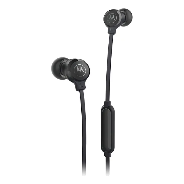 Audífono Motorola Earbuds 3-s Microfone intra-auricular com fio Manos Libres Color Negro
