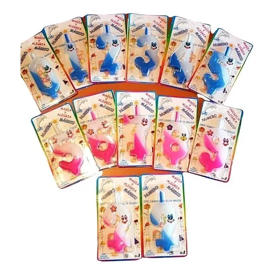 100 Velas De Numero Para Pastel A Super Mayoreo