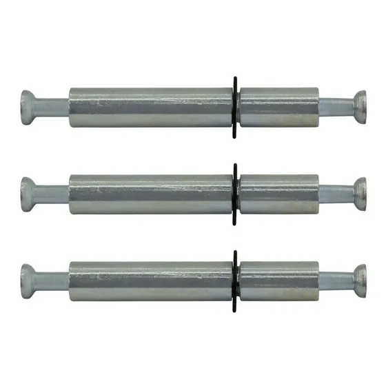 Haste Dupla Maggifix / Minifix Chapa 15mm Mdf - 15 Peças