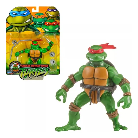 Tortugas Ninja Mutantes Figura Retro Raphael 10cm Original