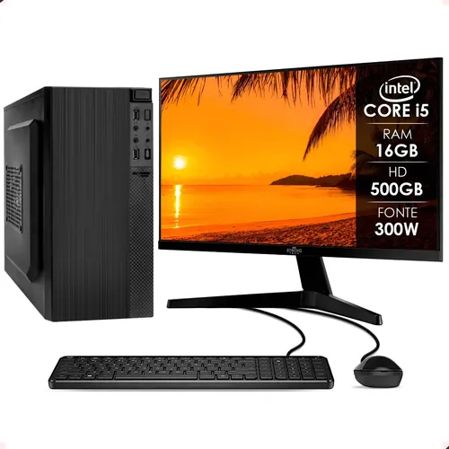 Computador Completo I7 16gb Ssd 240gb Monitor 17 Strong Tech