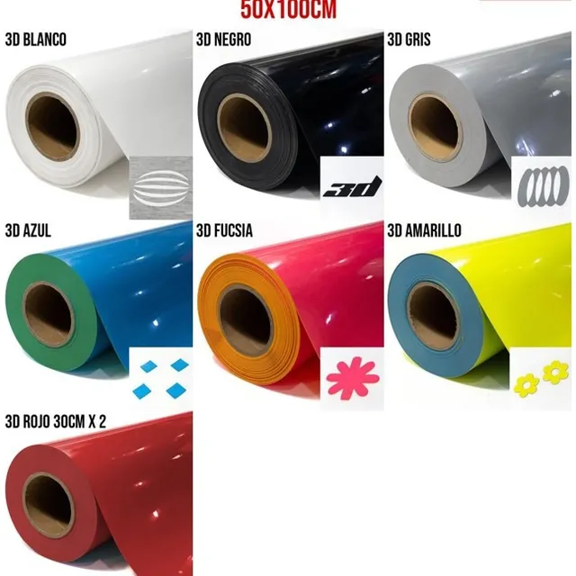 Vinil Textil 3d  De 45 X 100 Cm