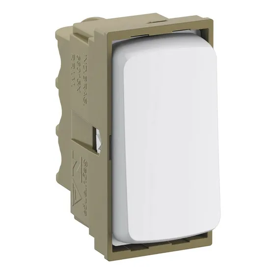 Módulo Interruptor Legrand Pial Zeffia Cor Branco Corrente nominal 10 A Voltagem nominal 250V
