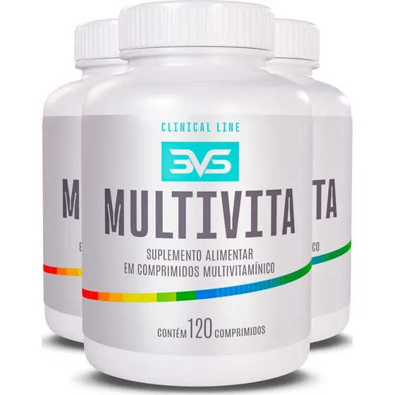 Combo 3x Mti Vit Polivitaminico 3vs Multi Vitamina