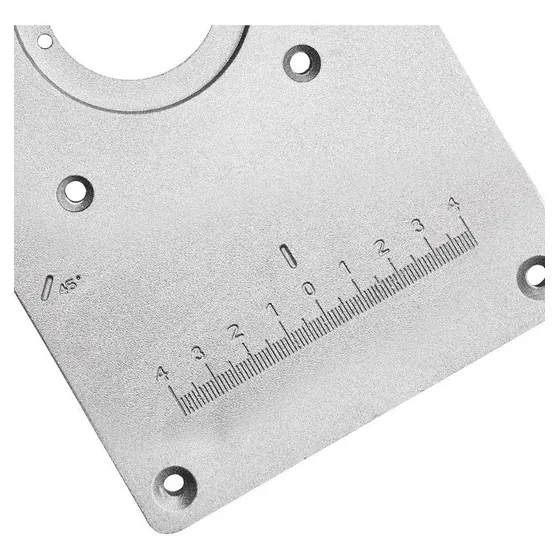 Plantilla De Aluminio Placa Banco Router Fresadora Tipo Tupi