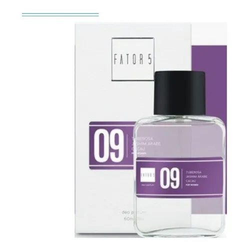 Perfume Fator 5 Nº 09 Feminino Deo Parfum 60 Ml