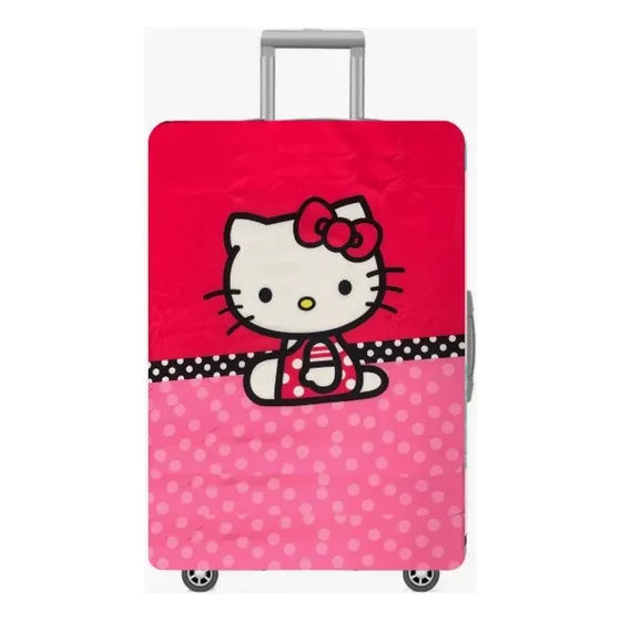 Funda Cubre Valija De Lycra Protectora Talle M Varios Diseño