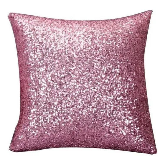 Capa Para Almofadas Com Glitter E Lantejoulas